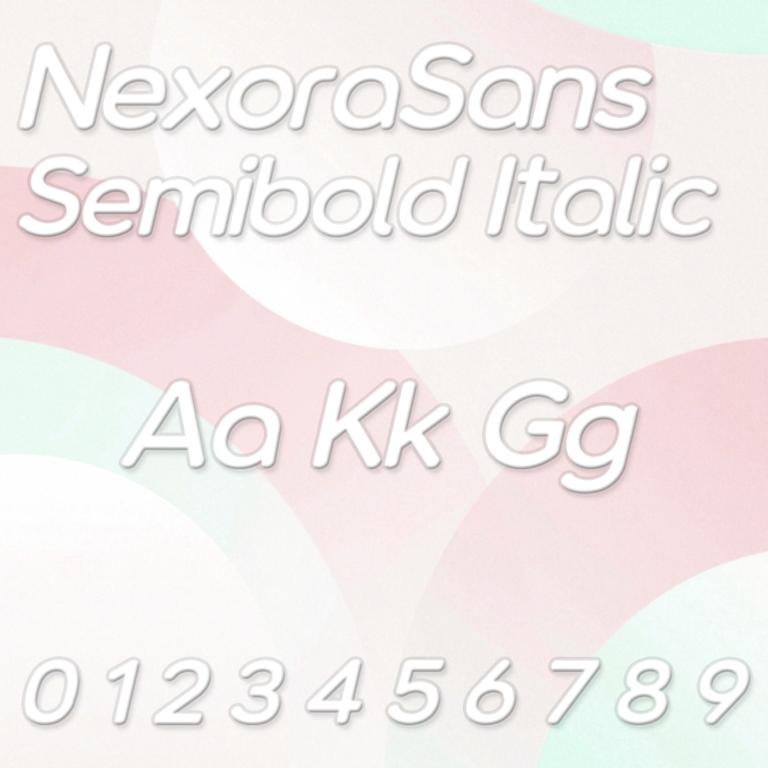 Presentazione NexoraSans 8
