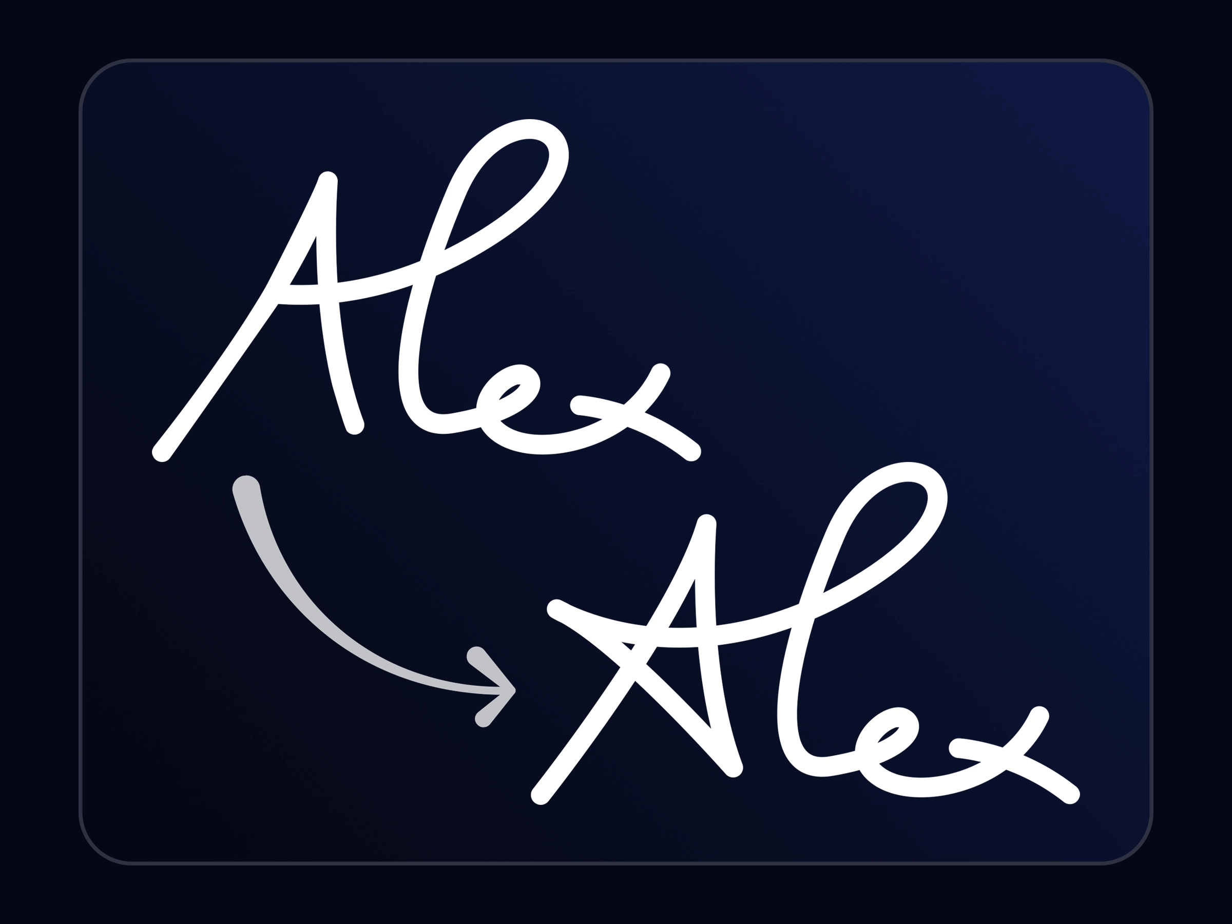 Logo di Alex Natola con la lettera A trasformata in una stella.
